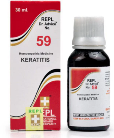 REPL Dr. Advice No.59 Keratitis Drops for natural relief from eye inflammation and irritation