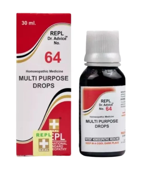 REPL Dr. Advice No.64 Multi Purpose Drops for mental clarity, emotional balance, and stress relief