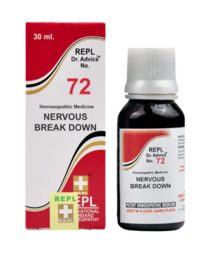 REPL Dr. Advice No.72 NERVOUS BREAK DOWNN Drops for anxiety and stress relief