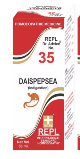 REPL Dr. Advice No.35 Daispepsea Drops homeopathic medicine for indigestion and bloating