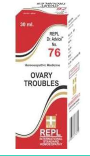 REPL Dr. Advice No.76 Ovary Troubles Drops for ovarian and hormonal health support