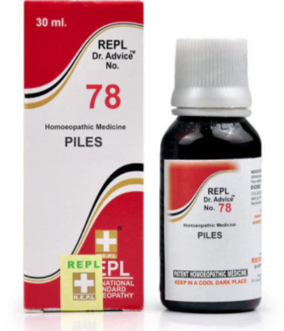 REPL Dr. Advice No.78 Piles Drops for hemorrhoid and fissure relief