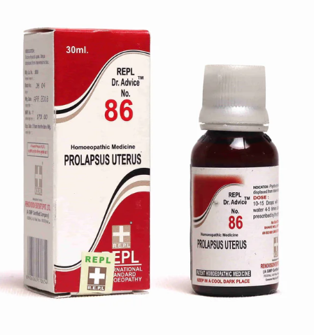 REPL Dr. Advice No.86 Prolapsus Uterus Drops for uterine prolapse support