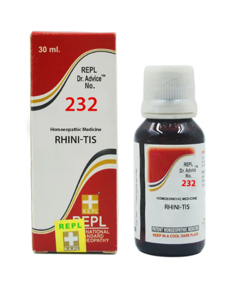 REPL Dr. Advice No.232 Rhini-Tis Drops for nasal congestion and allergy relief