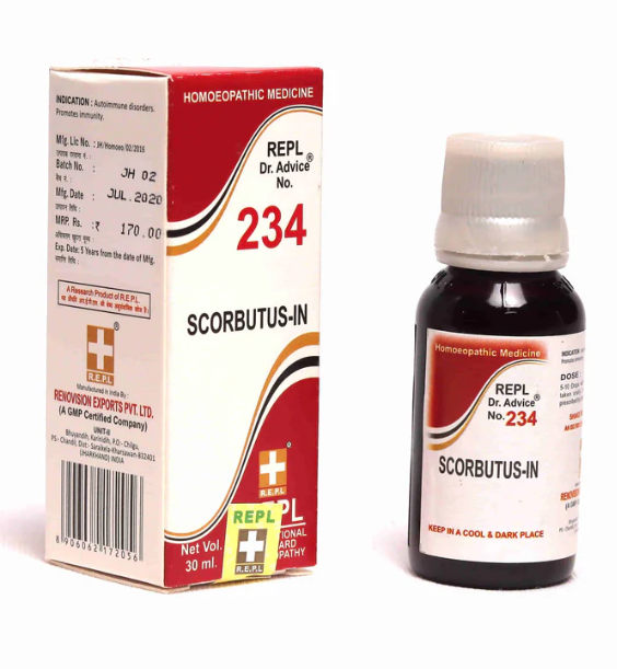 REPL Dr. Advice No.234 Scorbutus-In Drops for vitality and organ wellness