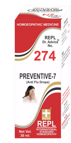 REPL Dr. Advice No.274 Preventive-7 Drops bottle for immunity and flu prevention support