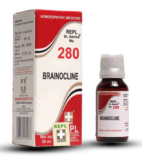 REPL Dr. Advice No.280 Brainocline Drops bottle for cholesterol and heart health support