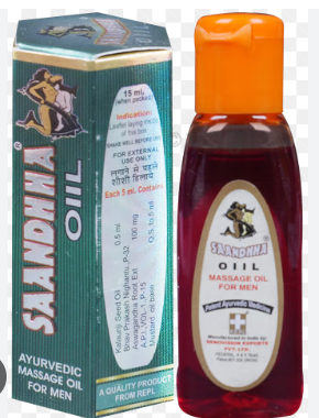 REPL Saandhha Oil bottle – herbal massage oil for men