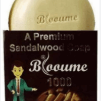 "Bioforce Blooume 1000 Premium Sandalwood Soap natural sandalwood bathing bar"