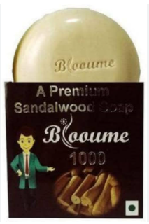 "Bioforce Blooume 1000 Premium Sandalwood Soap natural sandalwood bathing bar"