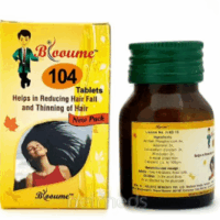 Bioforce Blooume 104 Bio Hair Tablet for Hair Fall Control and Scalp Nourishment