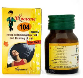 Bioforce Blooume 104 Bio Hair Tablet for Hair Fall Control and Scalp Nourishment