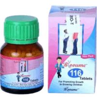 Bioforce Blooume 116 with Calcarea Phos & Baryta Carb Tablet – Child Growth & Development Support