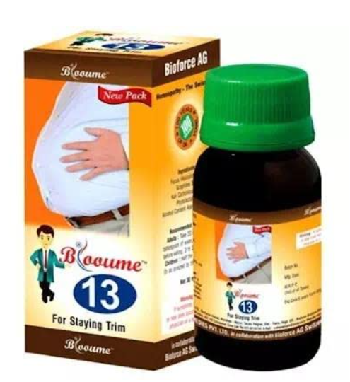 Bioforce Blooume 13 Fatosan Drop homeopathic support for staying trim naturally