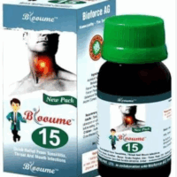 Bioforce Blooume 15 Fiebrisan Drop for natural throat discomfort and tonsillitis relief