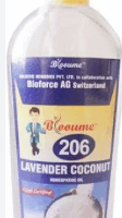 “Bioforce Blooume 206 Lavender Coconut Homeopathic Oil bottle for hair nourishment and scalp care”