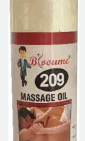 “Bioforce Blooume 209 Massage Oil for muscle relaxation and skin nourishment”