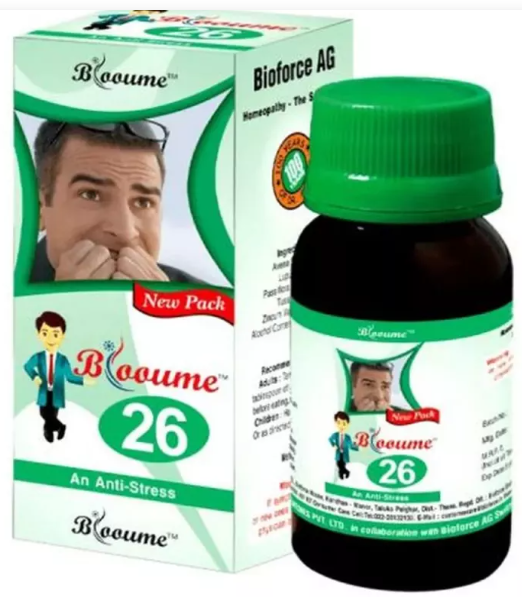 "Bioforce Blooume 26 Nervosan Drop homeopathic nerve calming and relaxation remedy"