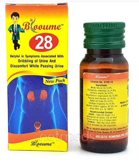 "Bioforce Blooume 28 Prosan Drop natural homeopathic prostate and urinary health support"