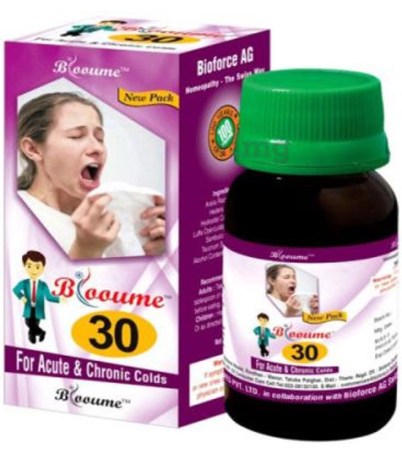 "Bioforce Blooume 30 Rhinitisan Drop for cold, sneezing, nasal blockage and allergic rhinitis relief"
