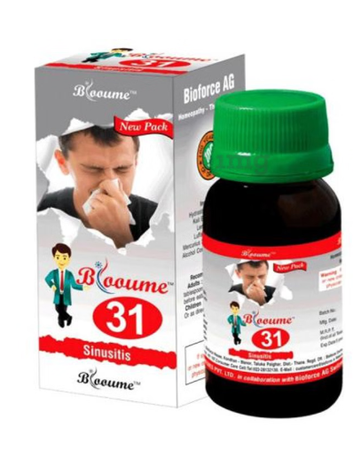 "Bioforce Blooume 31 Sinusan Drop for sinusitis, rhinitis, and nasal congestion relief"