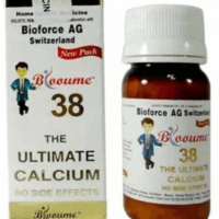 "Bioforce Blooume 38 Ultimate Calcium Tablets for bone strength and calcium absorption"