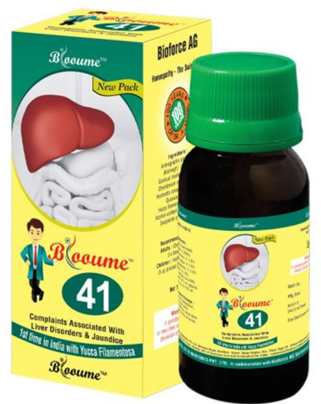 “Blooume 41 Liver Syrup for liver support and improved digestion”
