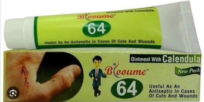 "Bioforce Blooume 64 Ointment with Calendula for natural wound healing and skin recovery"