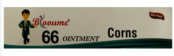"Bioforce Blooume 66 Corns Ointment for natural relief from corns and calluses"