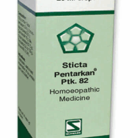 Willmar Schwabe Germany Sticta Pentarkan Ptk. 82 Homeopathic Respiratory Relief Tablets