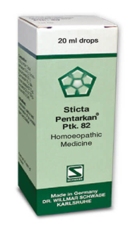 Willmar Schwabe Germany Sticta Pentarkan Ptk. 82 Homeopathic Respiratory Relief Tablets