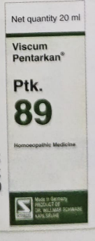 "Willmar Schwabe Germany Viscum Pentarkan Ptk. 89 Homeopathic Medicine for Blood Pressure and Heart Health"