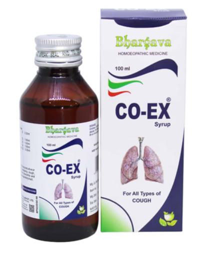 Bhargava Co-Ex Syrup Sugar Free – Homeopathic Cough Relief