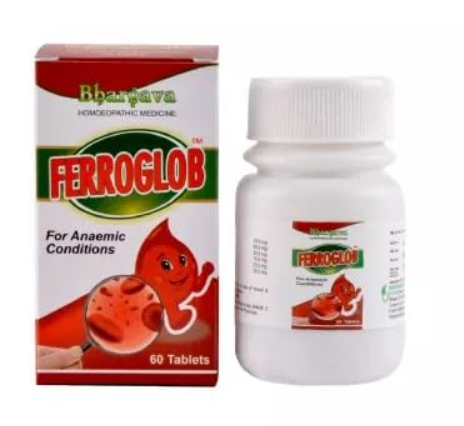 Bhargava Ferroglob Tablet – Homeopathic Support for Anaemia and Low Haemoglobin