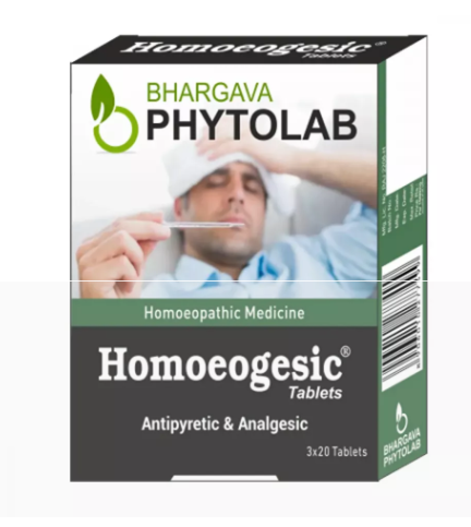 Bhargava Homoeogesic Tablets – Homeopathic Relief for Fever and Body Pain