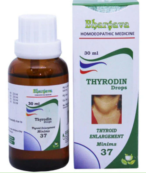 Bhargava Thyrodin Drops – Homeopathic Support for Thyroid Function
