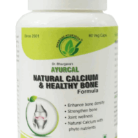 Dr Bhargava Ayurcal Natural Calcium & Healthy Bone Formula Veg Capsules – Ayurvedic Support for Bone and Joint Health