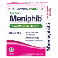 Bhargava Meniphib Tablets – Natural Relief for Menstrual Pain and Hormonal Balance
