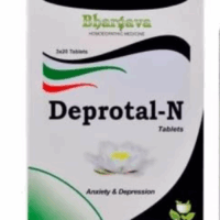 Bhargava Deprotal-N Tablets – Homeopathic Support for Depression and Anxiety