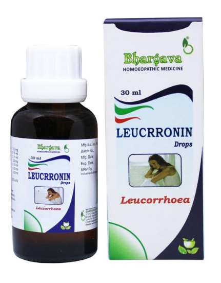 Bhargava Leucrronin Drops – Homeopathic Support for Female Reproductive Health