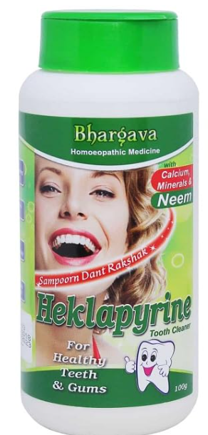 Bhargava Hekla Pyrine Tooth Cleaner – Homeopathic Remedy for Gum and Tooth Health