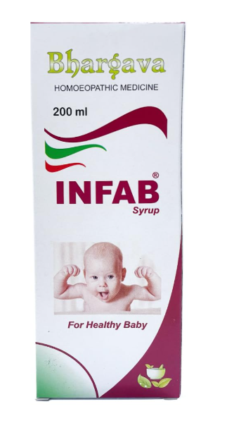 Bhargava Infab Syrup – Homeopathic Tonic for Growth and Digestion