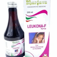 Bhargava Leukona-F Syrup – Homeopathic Remedy for Leucorrhoea and Menstrual Relief