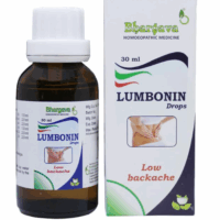 Bhargava Lumbonin Drops – Homeopathic Remedy for Backache and Lumbago