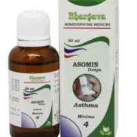 Bhargava Asomin Oral Drops – Homeopathic Remedy for Respiratory Health and Breathing Relief