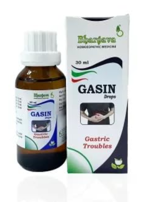 Bhargava Gasin Oral Drops – Homeopathic Remedy for Acidity and Digestive Relief