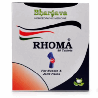 Bhargava Rhoma Tablets – Homeopathic Remedy for Joint Pain and Inflammation