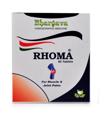 Bhargava Rhoma Tablets – Homeopathic Remedy for Joint Pain and Inflammation