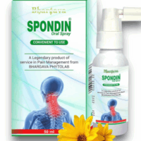 Bhargava Spondin Oral Spray – Homeopathic Relief for Cervical Spondylosis and Neck Pain