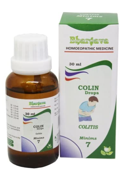Bhargava Colin Oral Drops – Homeopathic Remedy for Abdominal Pain and Digestive Relief